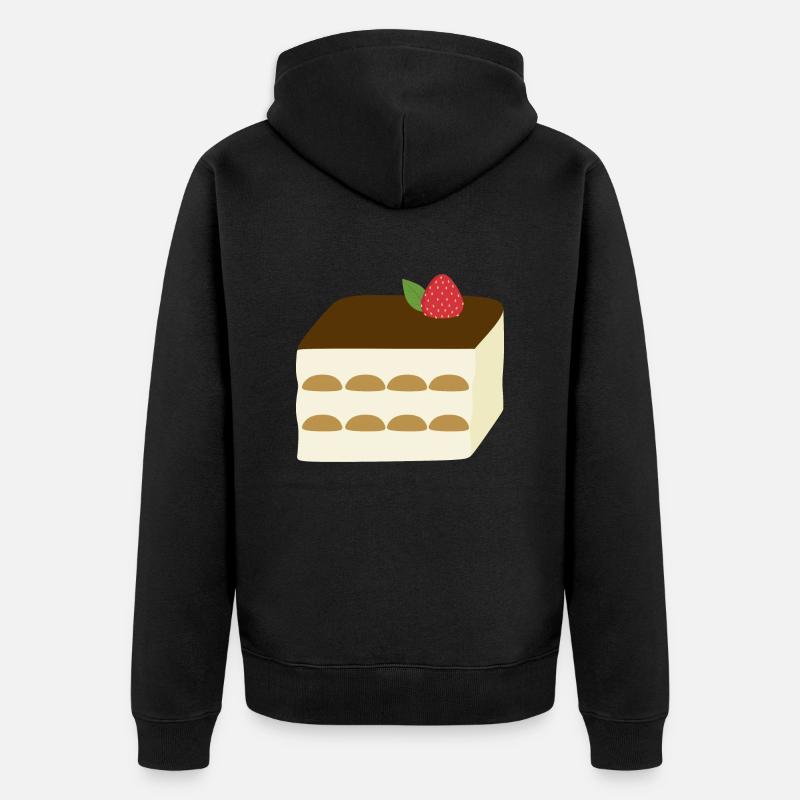 Tiramisu - Veste à capuche bio Premium Unisexe - noir