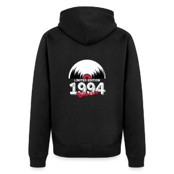 Limited edition 1994 Classic vinyle - Veste à capuche bio Premium Unisexe - noir - Dos - Nico (187cm)