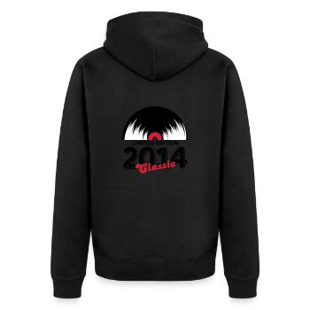 Limited edition 2014 Classic vinyle - Veste à capuche bio Premium Unisexe - noir - Dos - Nico (187cm)