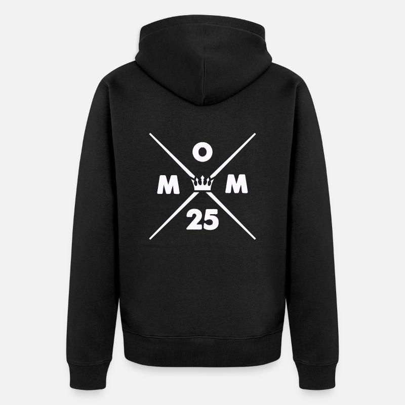 Maman 25 - Veste à capuche bio Premium Unisexe - noir