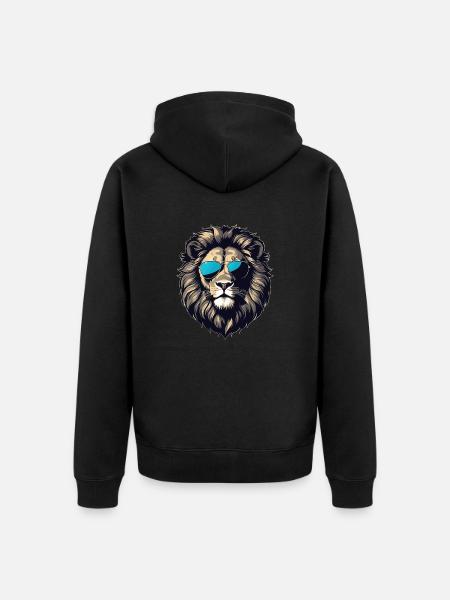 Shades of the Jungle - Unisex Premium Organic Zip Hoodie - black