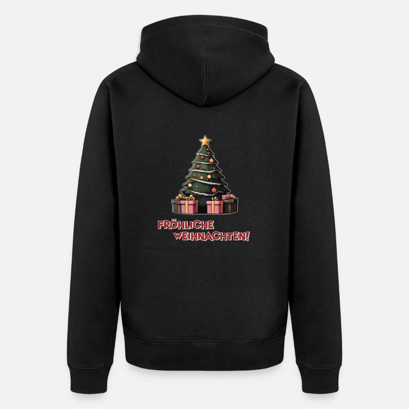 Joyeux Noël! - Veste à capuche bio Premium Unisexe - noir
