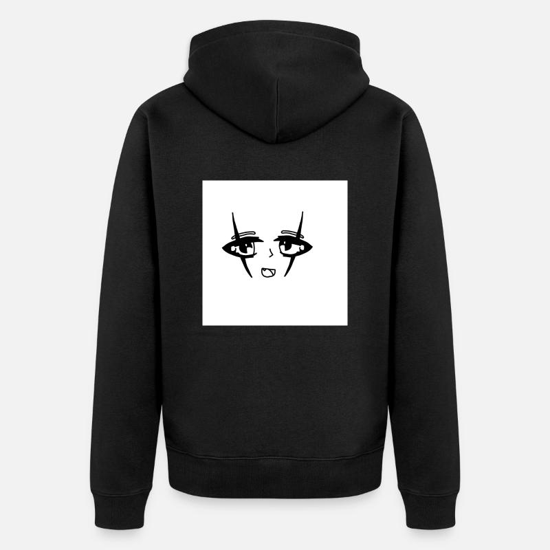 Visage - Veste à capuche bio Premium Unisexe - noir