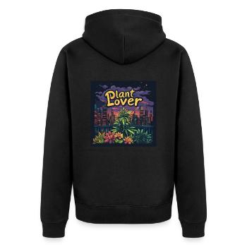 Canabis lover Nyc - Veste à capuche bio Premium Unisexe - noir - Dos - Nico (187cm)