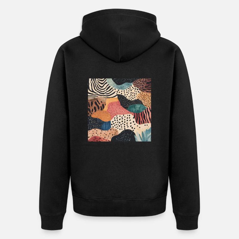 Modèle de diversité - Veste à capuche bio Premium Unisexe - noir