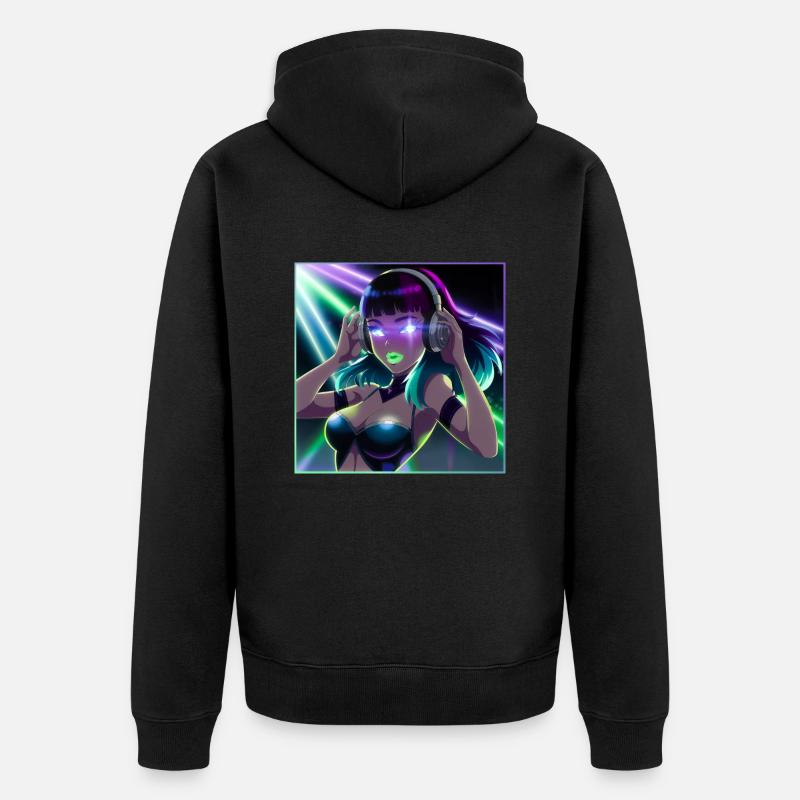 Fêtarde - Veste à capuche bio Premium Unisexe - noir