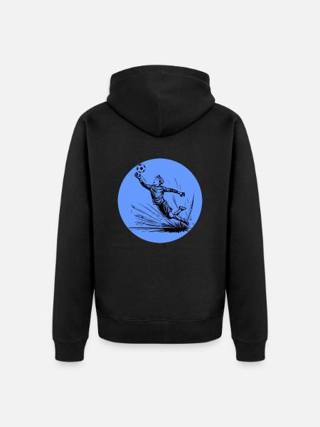 Goalkeeper - Unisex Premium Organic Zip Hoodie - black