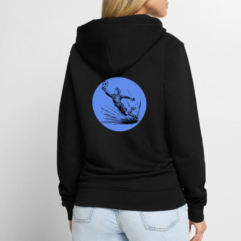 Torwart Unisex Premium Bio Zip Hoodie