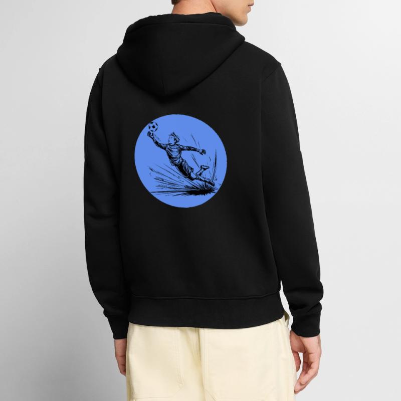 Torwart Unisex Premium Bio Zip Hoodie
