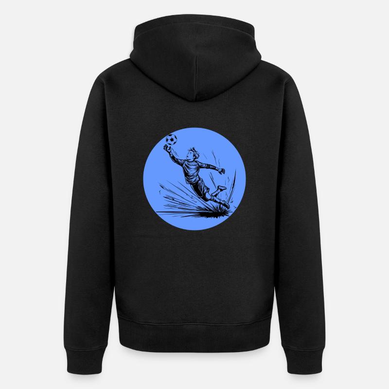 Gardien - Veste à capuche bio Premium Unisexe - noir