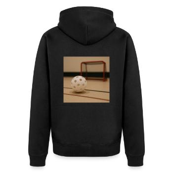 Sport - Floorball - Veste à capuche bio Premium Unisexe - noir - Dos - Nico (187cm)