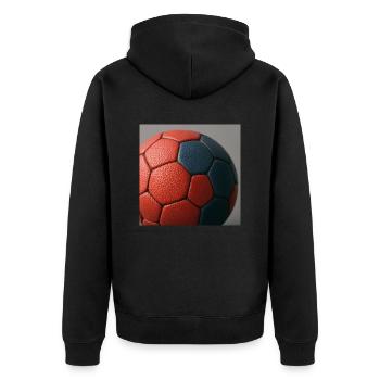 Sport - Handball - Veste à capuche bio Premium Unisexe - noir - Dos - Nico (187cm)
