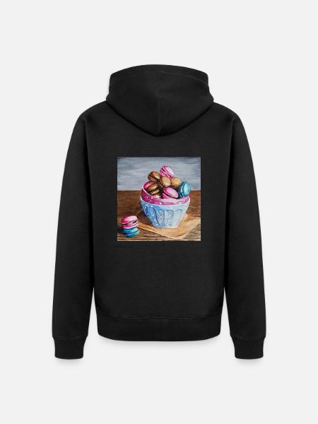 Yummy - Unisex Premium Bio Zip Hoodie - Schwarz