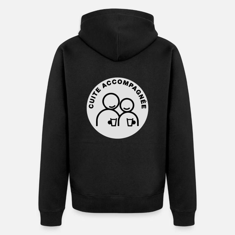 cuite accompagnee - Veste à capuche bio Premium Unisexe - noir