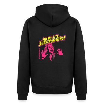 T-shirt Surströmming pour les fans de poissons puants - Veste à capuche bio Premium Unisexe - noir - Dos - Nico (187cm)