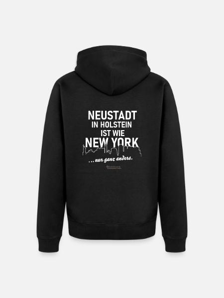 Neustadt in Holstein - Unisex Premium Bio Zip Hoodie - Schwarz