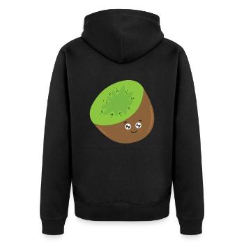 Kiwi - Veste à capuche bio Premium Unisexe - noir - Dos - Nico (187cm)