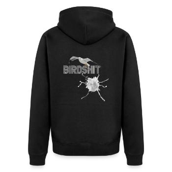 Chemise d’oiseau -ROBHILLPRODUCTIONS - Veste à capuche bio Premium Unisexe - noir - Dos - Nico (187cm)