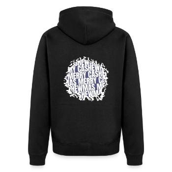 funny computer birthday present idea gift humor - Unisex Premium Bio Zip Hoodie - Schwarz - Hinten - Nico (187cm)