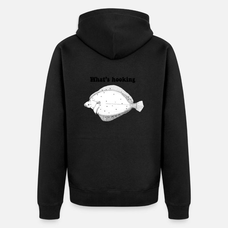Qu’est-ce que l’accrochage - Veste à capuche bio Premium Unisexe - noir