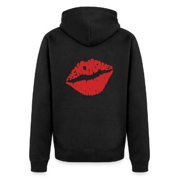 French Lover. - Veste à capuche bio Premium Unisexe - noir - Dos - Nico (187cm)