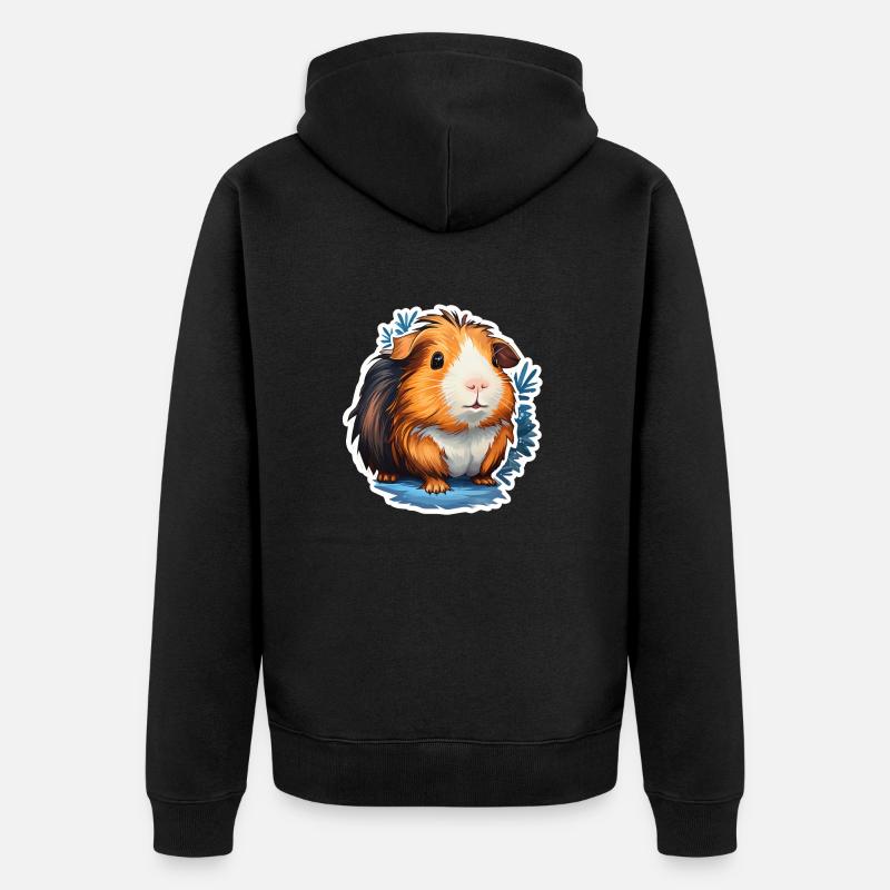 Cochon Meeri - Veste à capuche bio Premium Unisexe - noir