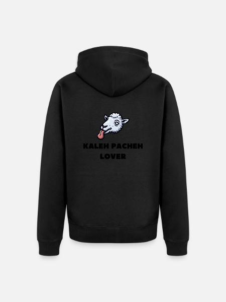 Kaleh Pacheh - Cucina Persiana (Iran) - Felpa con cappuccio ecologica premium unisex - nero