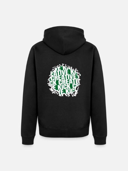 humor fotball samfunnet morsomme ordtak fotballag - Premium økologisk unisex-hettejakke - svart