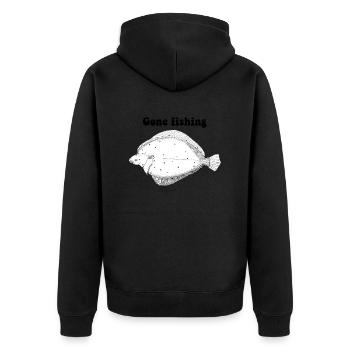 Aller à la pêche 2 - Veste à capuche bio Premium Unisexe - noir - Dos - Nico (187cm)