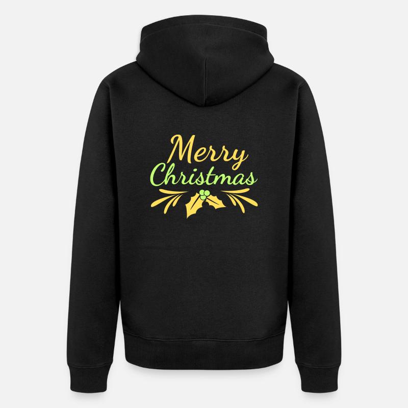 Noël - Veste à capuche bio Premium Unisexe - noir