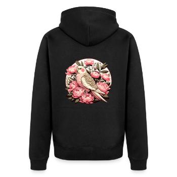 Calopsitte - Veste à capuche bio Premium Unisexe - noir - Dos - Nico (187cm)