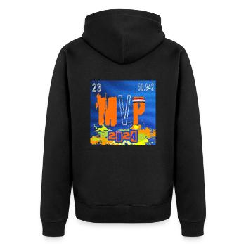 "Most Valuable Player 2024 "chemistry design - Veste à capuche bio Premium Unisexe - noir - Dos - Nico (187cm)