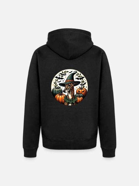 Bringé d’Halloween - Veste à capuche bio Premium Unisexe - noir