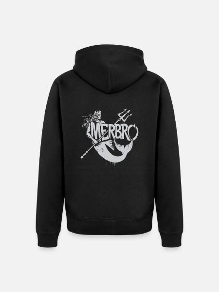 Merbro - Mysterious Hydropower - Unisex Premium Organic Zip Hoodie - black