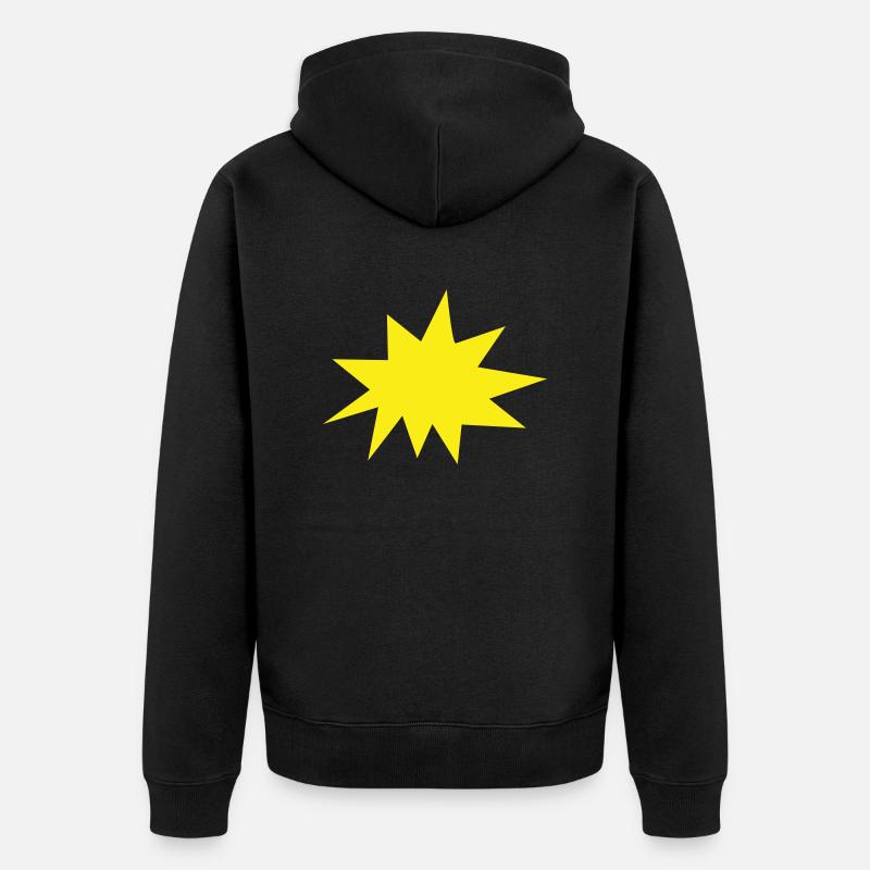 explosion - Veste à capuche bio Premium Unisexe - noir