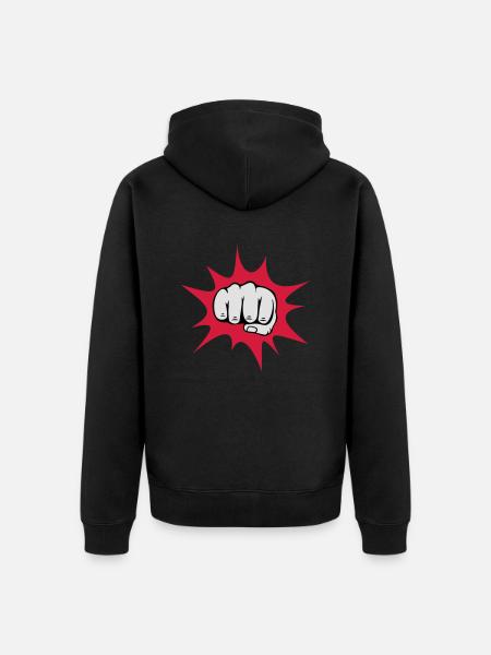Faust - Unisex Premium Bio Zip Hoodie - Schwarz