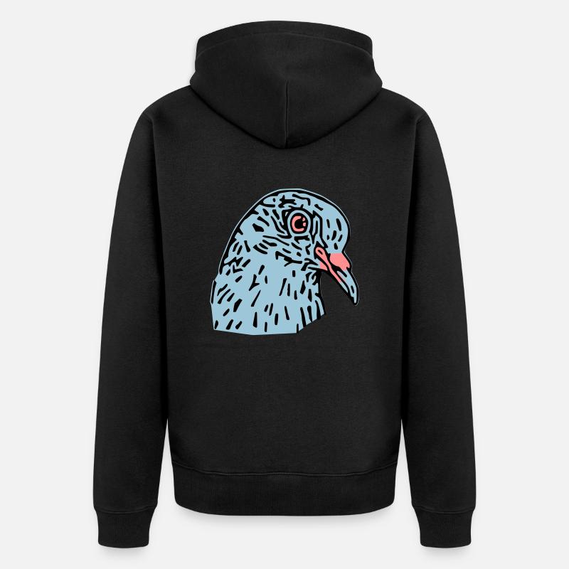 pigeonnot - Veste à capuche bio Premium Unisexe - noir