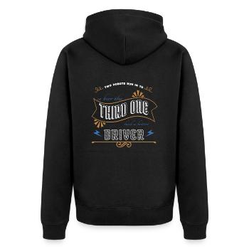 Robotics Engineering Colony Job Boys Hobbyists - Unisex Premium Organic Zip Hoodie - black - Back - Nico (187cm)
