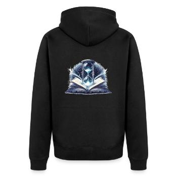 L’apprentissage est un voyage, pas un destin. - Veste à capuche bio Premium Unisexe - noir - Dos - Nico (187cm)