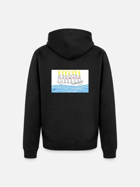 Leadership. - Unisex Premium Bio Zip Hoodie - Schwarz