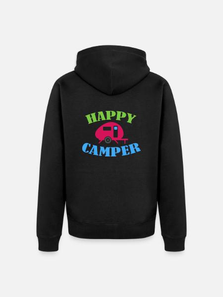 Camping - Veste à capuche bio Premium Unisexe - noir