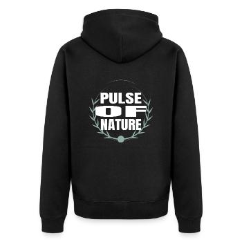 Geek Gift Idea Cool Birthday Present Idea - Unisex Premium Organic Zip Hoodie - black - Back - Nico (187cm)