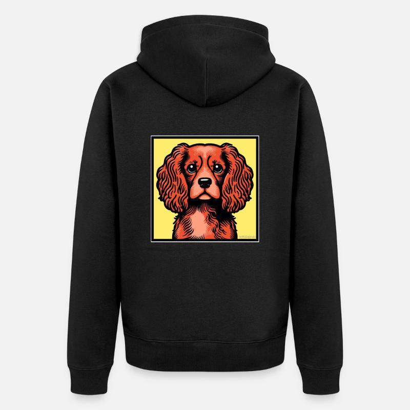 Ruby Cav - Unisex Premium Bio Zip Hoodie - Schwarz