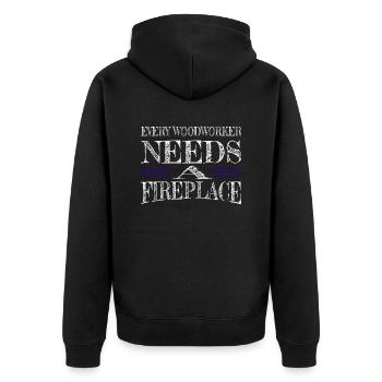 Men A Carpenters Prayer Tshirts John Carpenter - Unisex Premium Organic Zip Hoodie - black - Back - Nico (187cm)