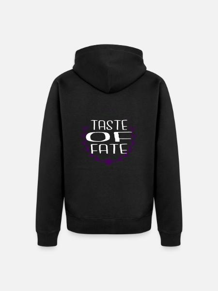 birthday present idea destiny quotes - Unisex Premium Organic Zip Hoodie - black