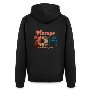Vintage 2016 all original parts - Veste à capuche bio Premium Unisexe - noir - Dos - Nico (187cm)