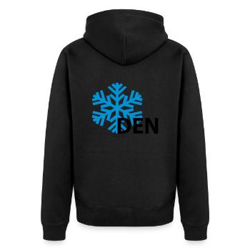 snowden - Veste à capuche bio Premium Unisexe - noir - Dos - Nico (187cm)