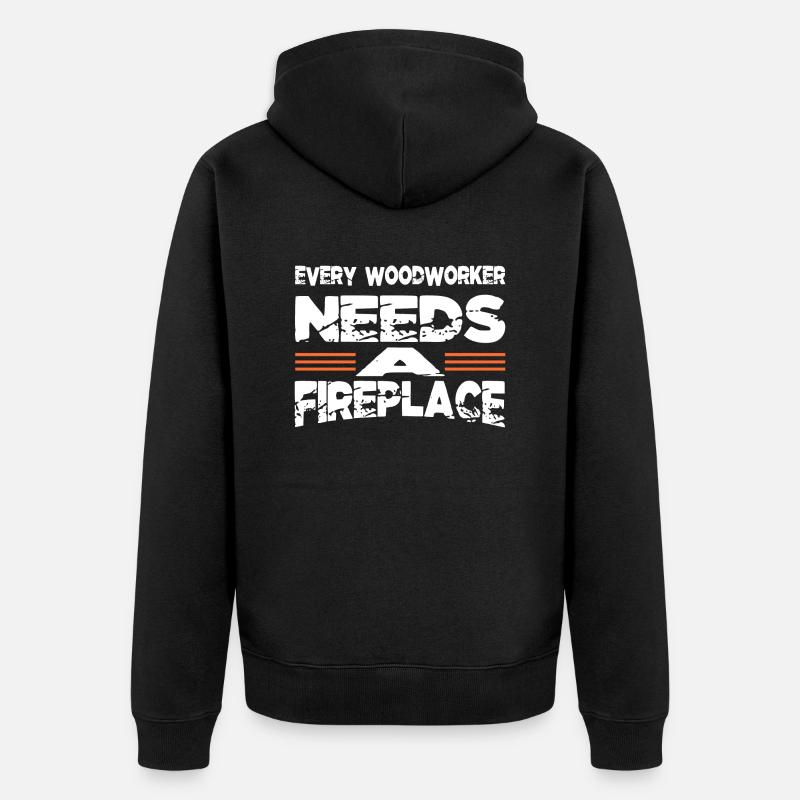 idée cadeau anniversaire - Veste à capuche bio Premium Unisexe - noir