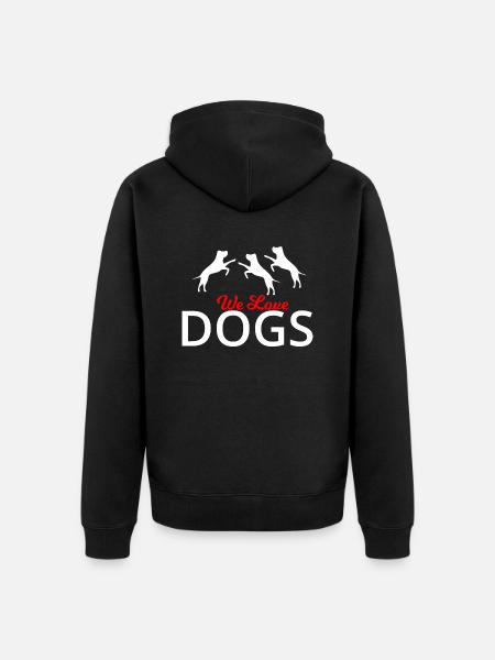 Hund Chien - Veste à capuche bio Premium Unisexe - noir