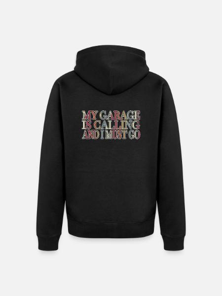 mechanics baseballtshirt baseballgifts - Unisex Premium Organic Zip Hoodie - black